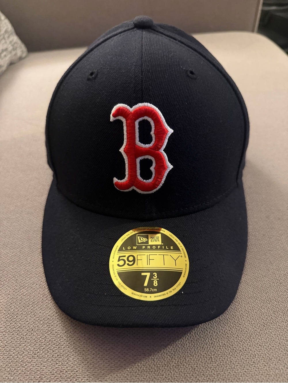 Boston Red Sox LOW PROFILE New Era Fitted cap, 7 3/8